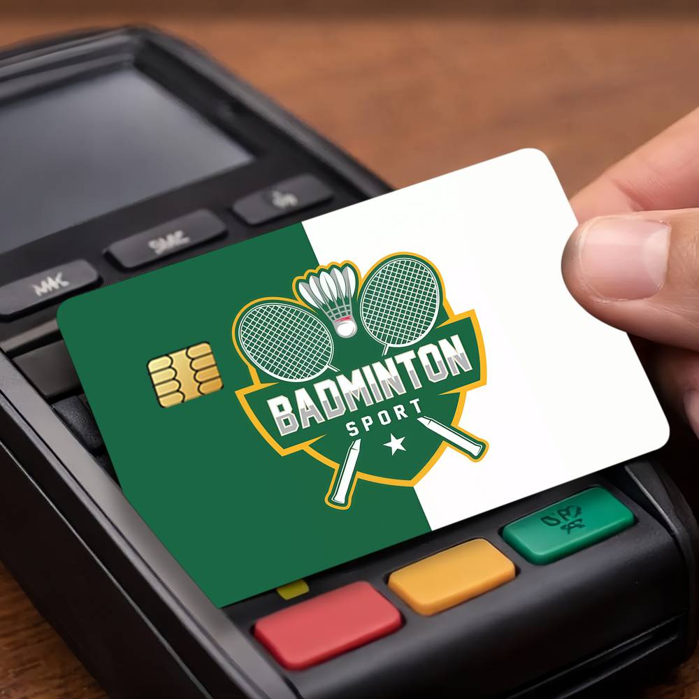 Badminton Logo - Fashion Badminton Logo Credit Card Public