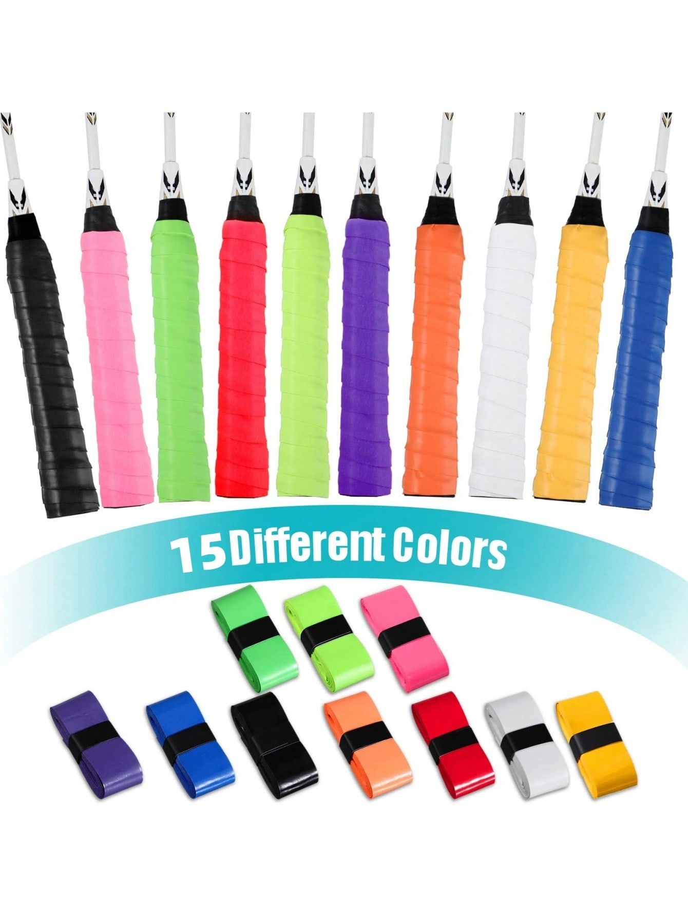 Badminton Fun - PU Tennis Badminton Overgrip Dry sweat-absorbent