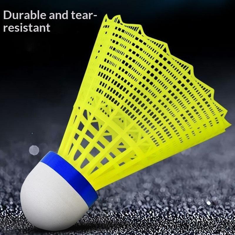 3/6/12PCS Durable Shuttlecocks - Badminton Nylon Shuttlecock recension och pris