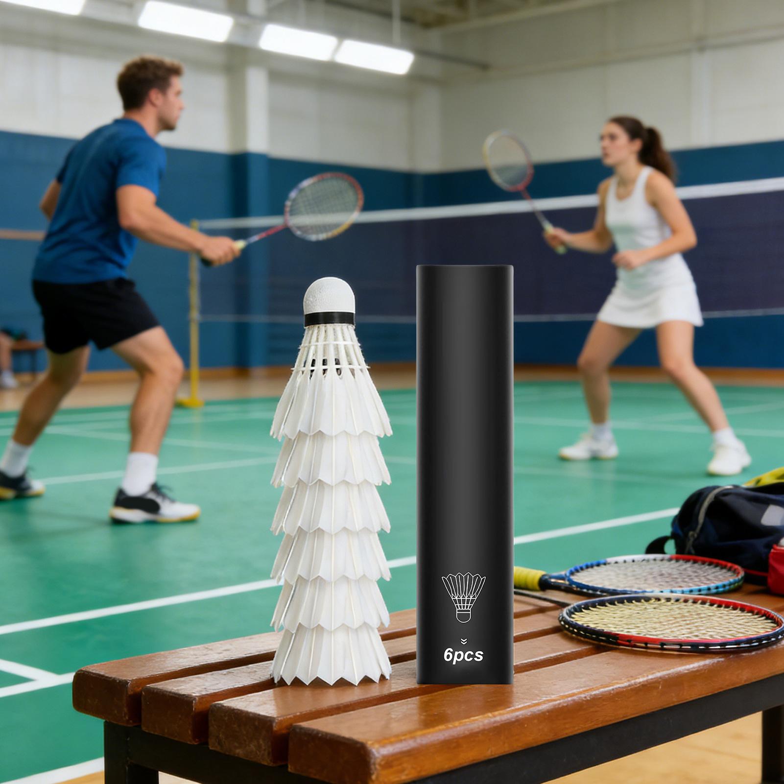 Badminton Shuttlecocks 6 Pack  - Badminton Nylon Shuttlecock recension och pris