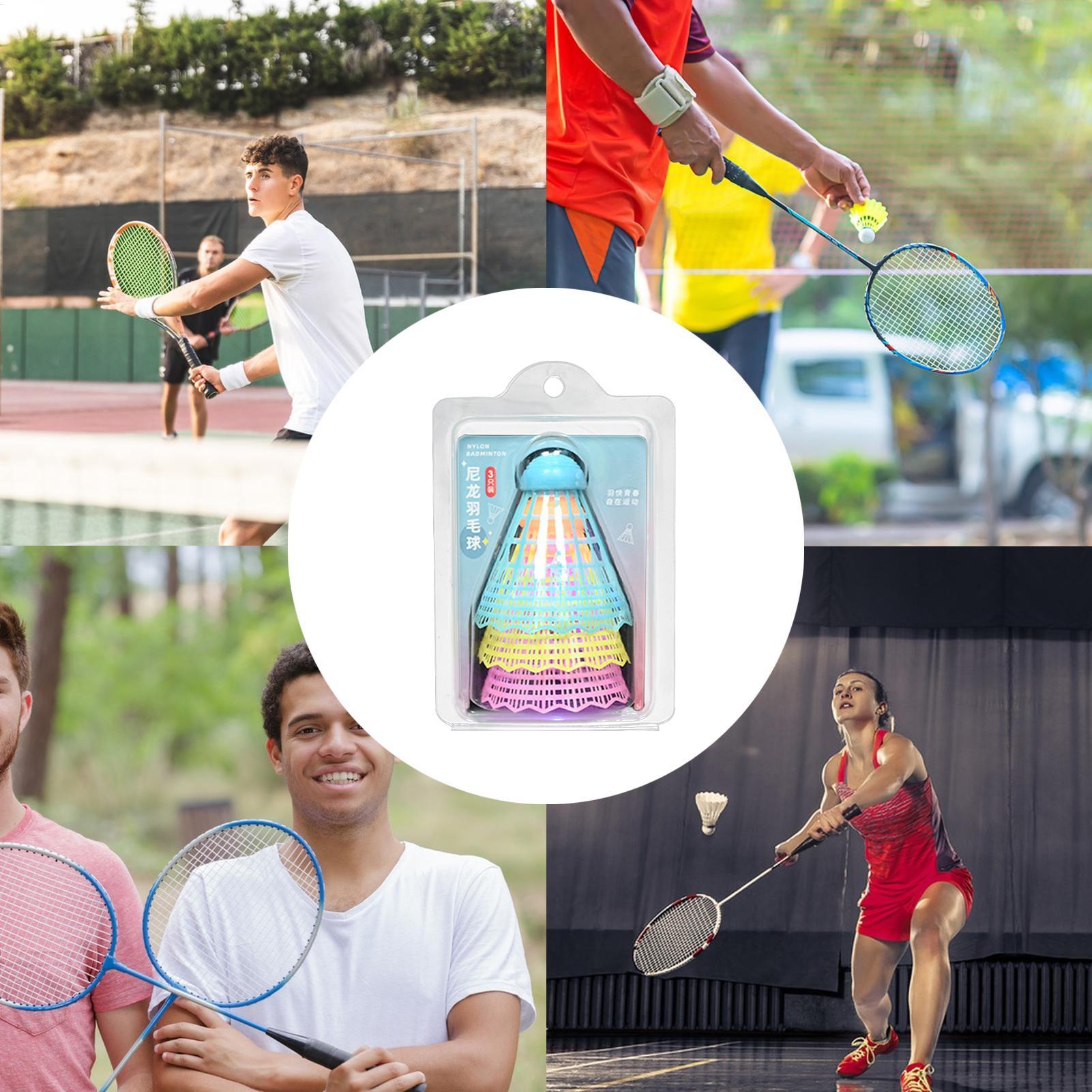 Led Badminton 3-Piece Glow-in- - Badminton Nylon Shuttlecock recension och pris