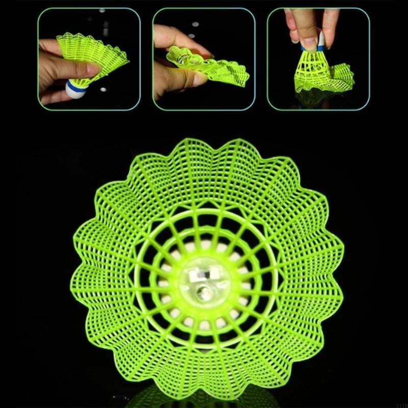 4Pcs Sports Training LED Badmi - Badminton Nylon Shuttlecock recension och pris