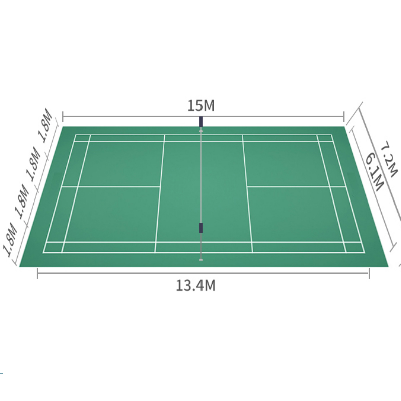 Beable Standard 5.0mm PVC Badm - Badminton Logo recension och pris