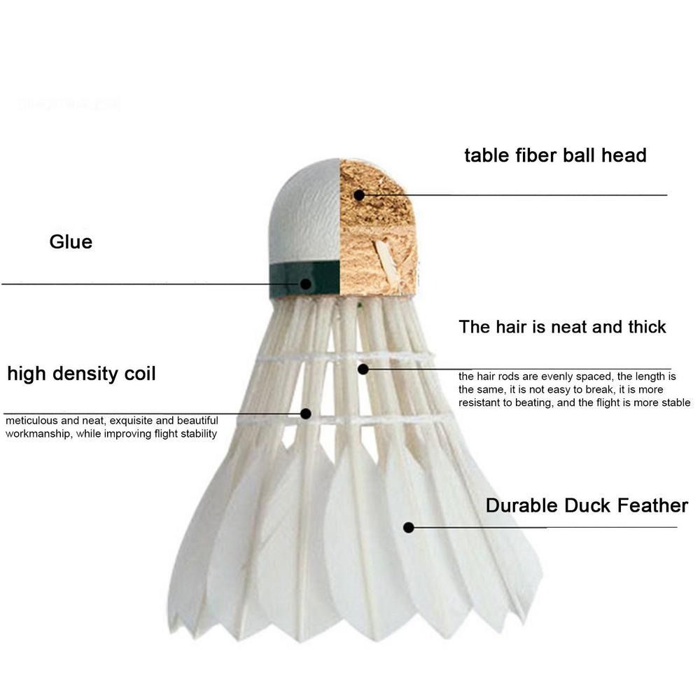 3/6/12PCS Professional Badmint - Badminton Nylon Shuttlecock recension och pris